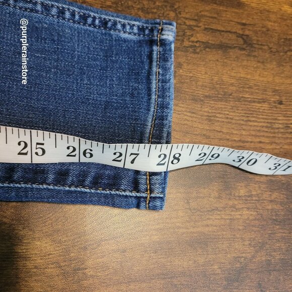 Madewell Jeans 27 Roadtripper 10" Medium Dark Wash Stretch Denim Tummy Control - Picture 8 of 10